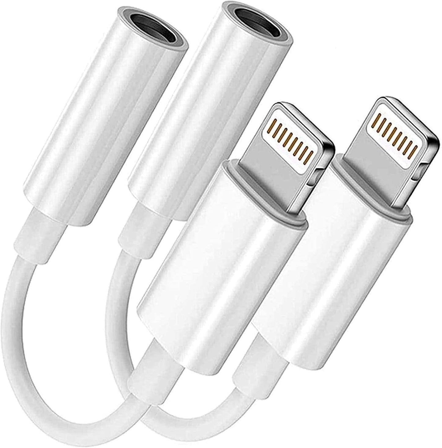 Apple MFi Certified Lightning to 3.5mm Adapter 3-Pack - iPhone Headphone Jack Dongle - PREMA TIME - Prema Time