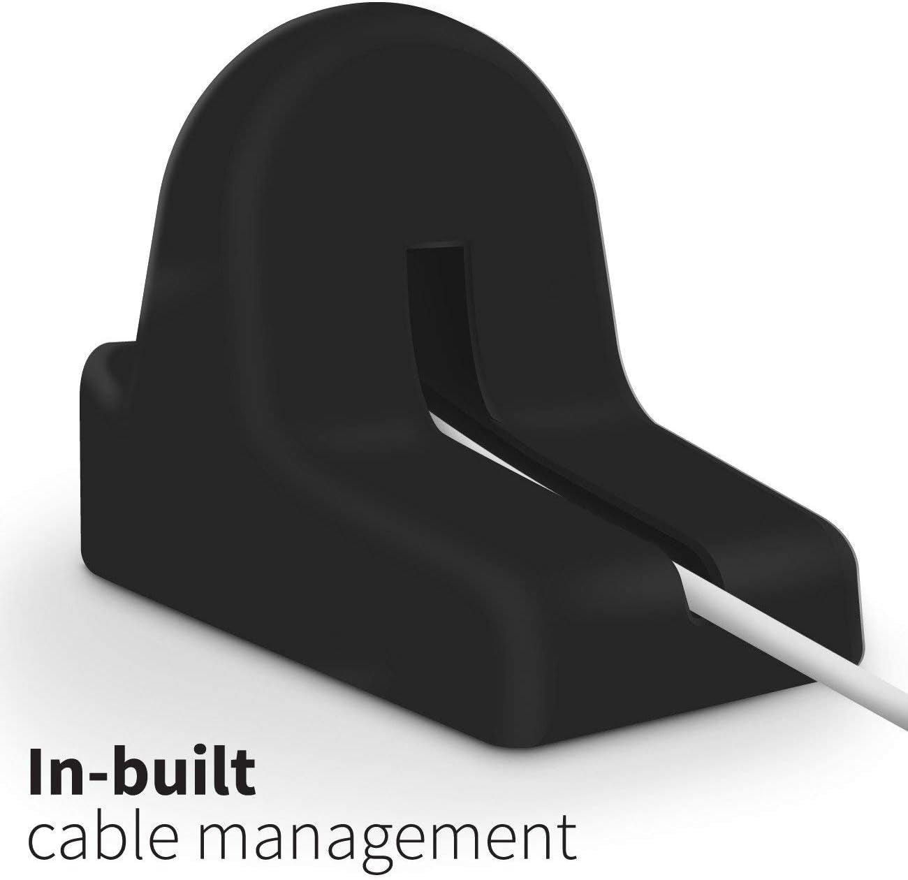 Orzly Elegant Apple Watch Charger Stand Gift Boxed Black - Prema Time