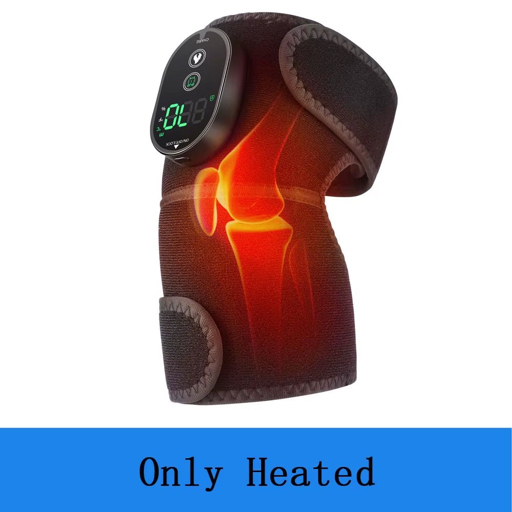 Thermal Knee Massager 3 - in - 1 Heating Vibration Support Brace Rechargeable Muscle Relaxation - PREMA TIME - Prema Time