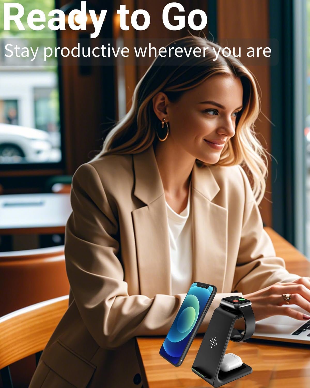 Qi Wireless Charging Station for Apple Devices - PREMA TIME - Prema Time