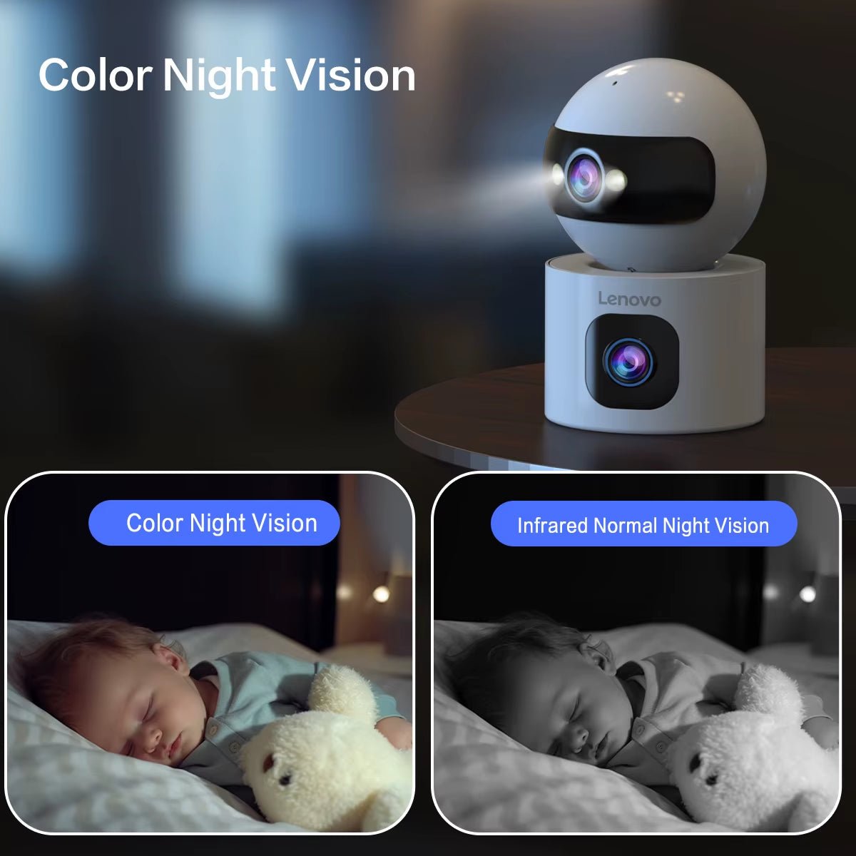 4K 5G Smart Home Camera - Dual Lens Night Vision - PREMA TIME - Prema Time