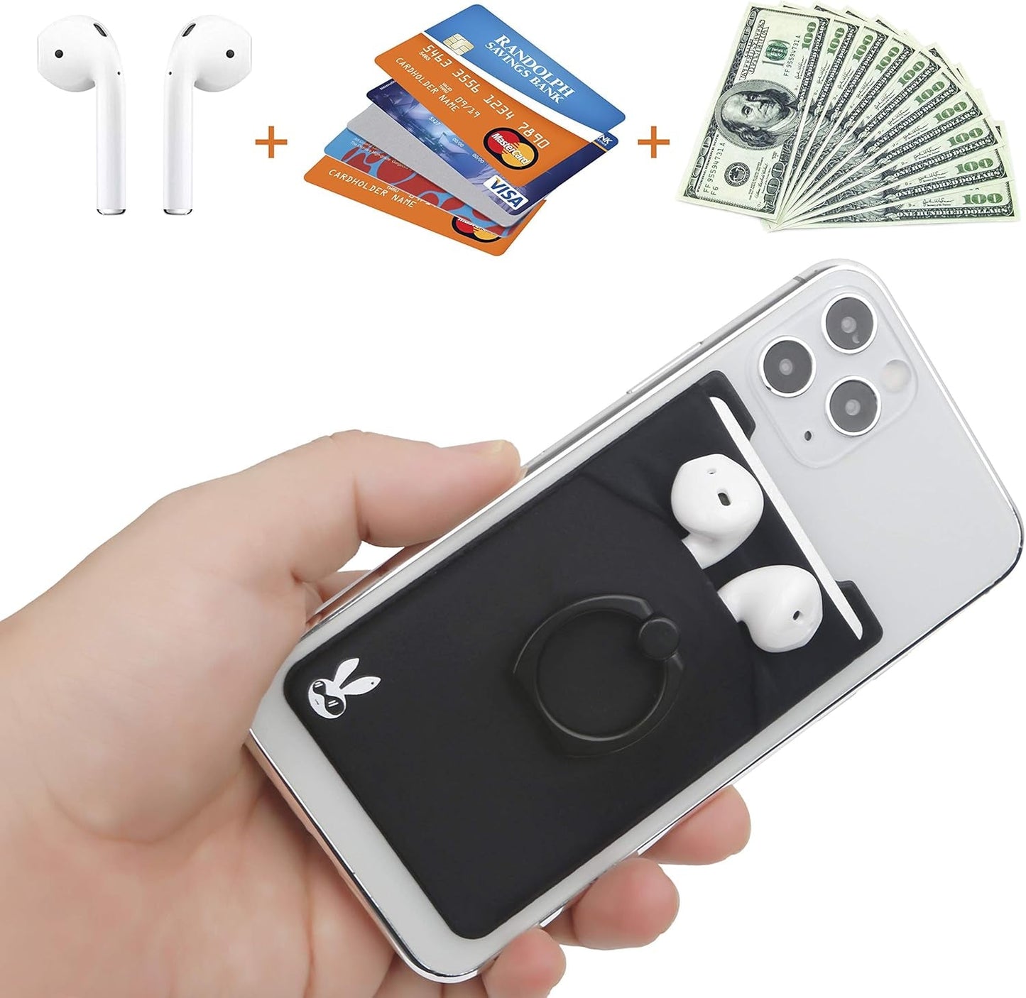 5-In-1 Cell Phone Wallet & Ring Holder - PREMA TIME - Prema Time