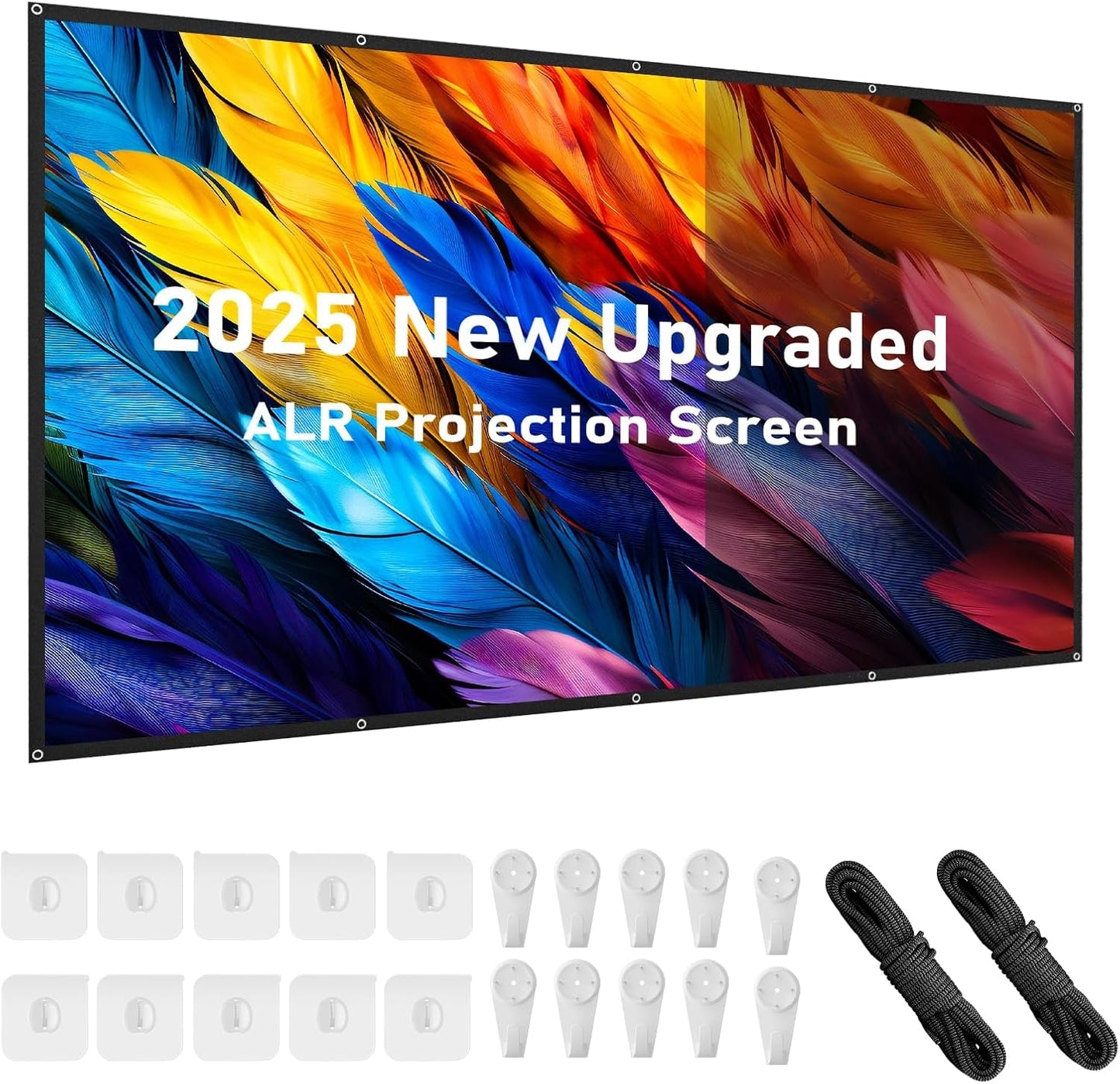 120" Foldable Washable Projector Screen - Double Sided - Home Theater - PREMA TIME - Prema Time