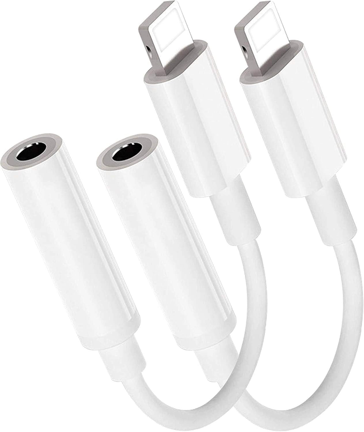 Apple MFi Certified Lightning to 3.5mm Adapter 3-Pack - iPhone Headphone Jack Dongle - PREMA TIME - Prema Time