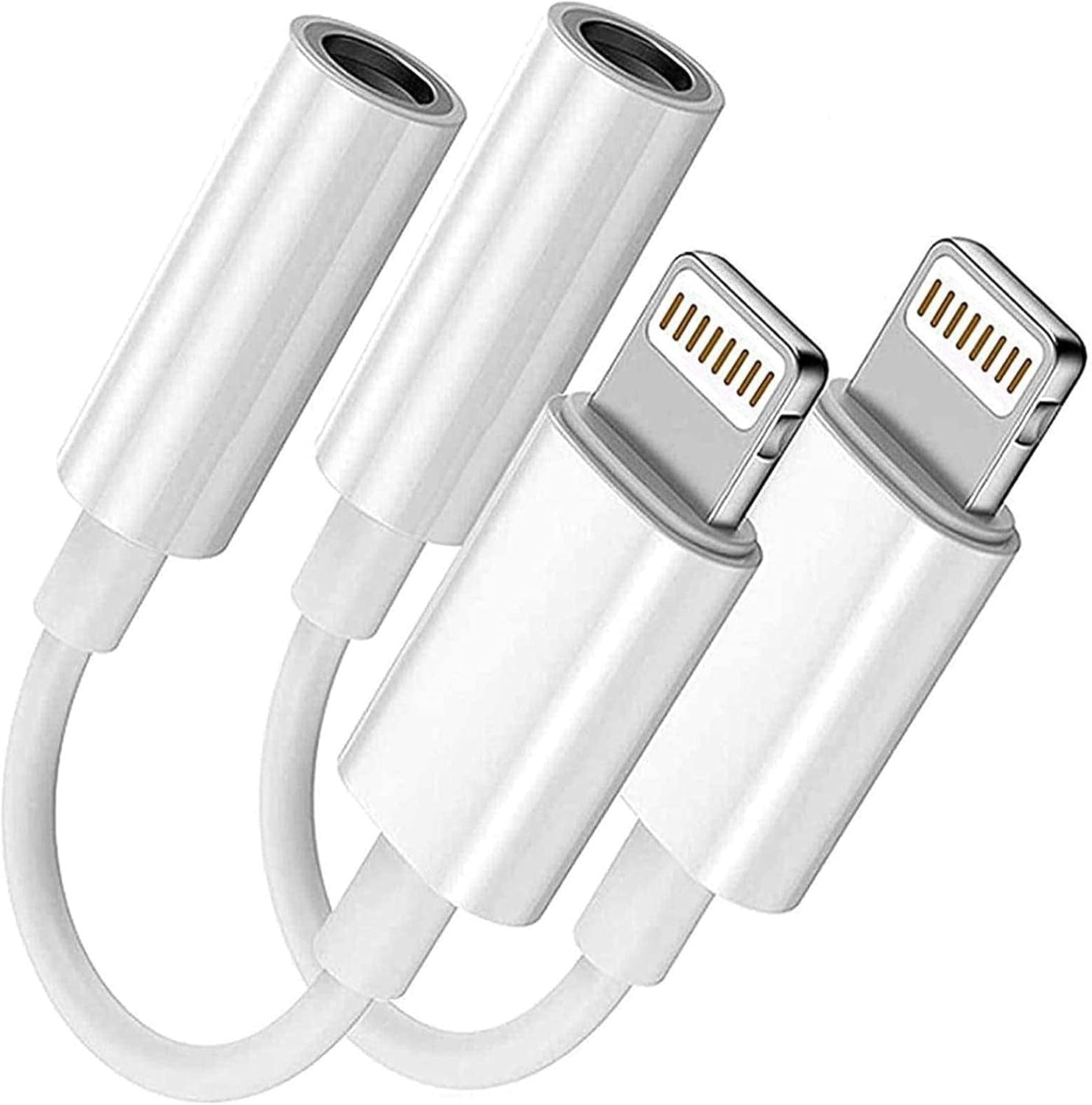 Apple MFi Certified Lightning to 3.5mm Adapter 3-Pack - iPhone Headphone Jack Dongle - PREMA TIME - Prema Time