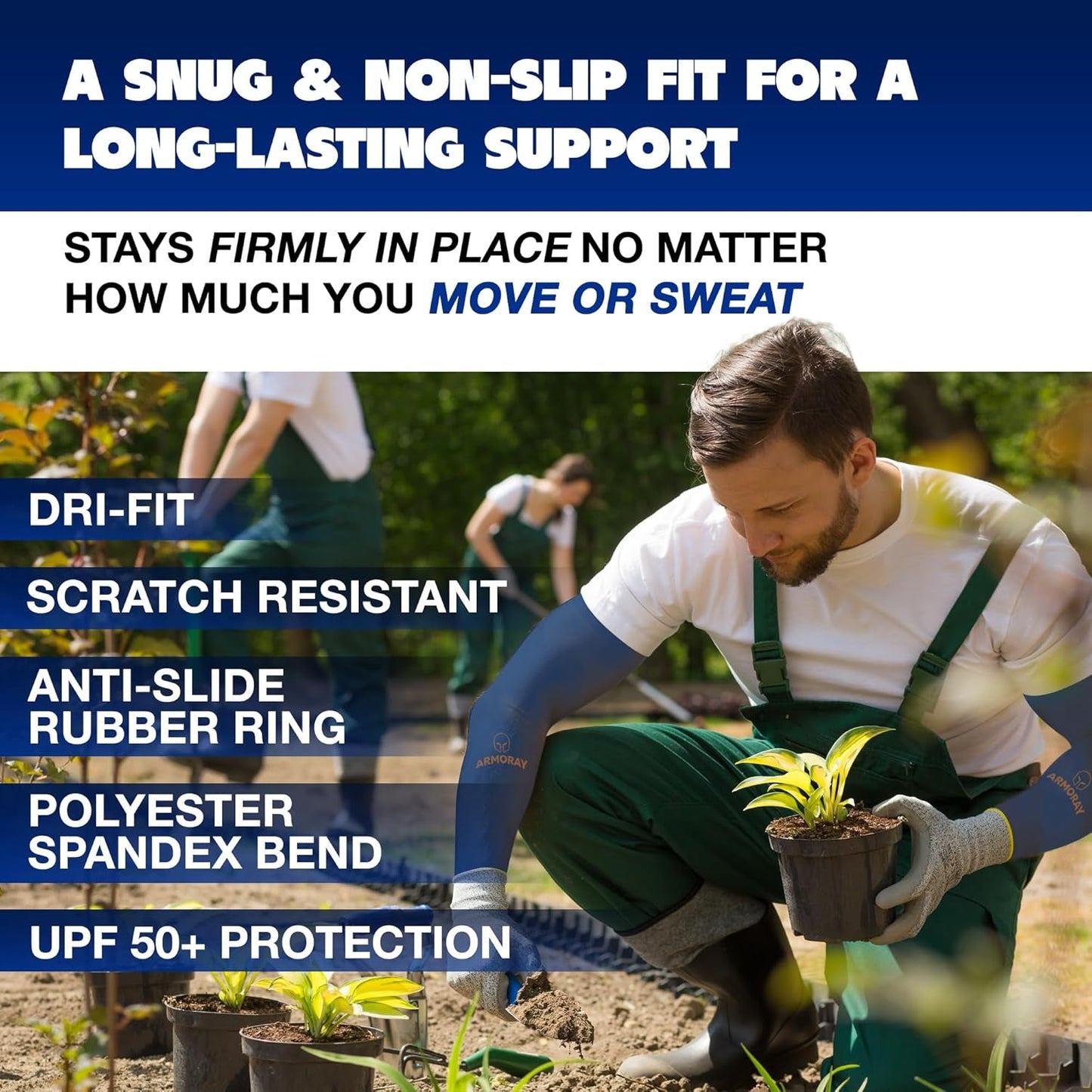 Arm Sleeves Men Women - Tattoo Cover Up Cooling Sports Basketball Golf | PREMA TIME - Prema Time