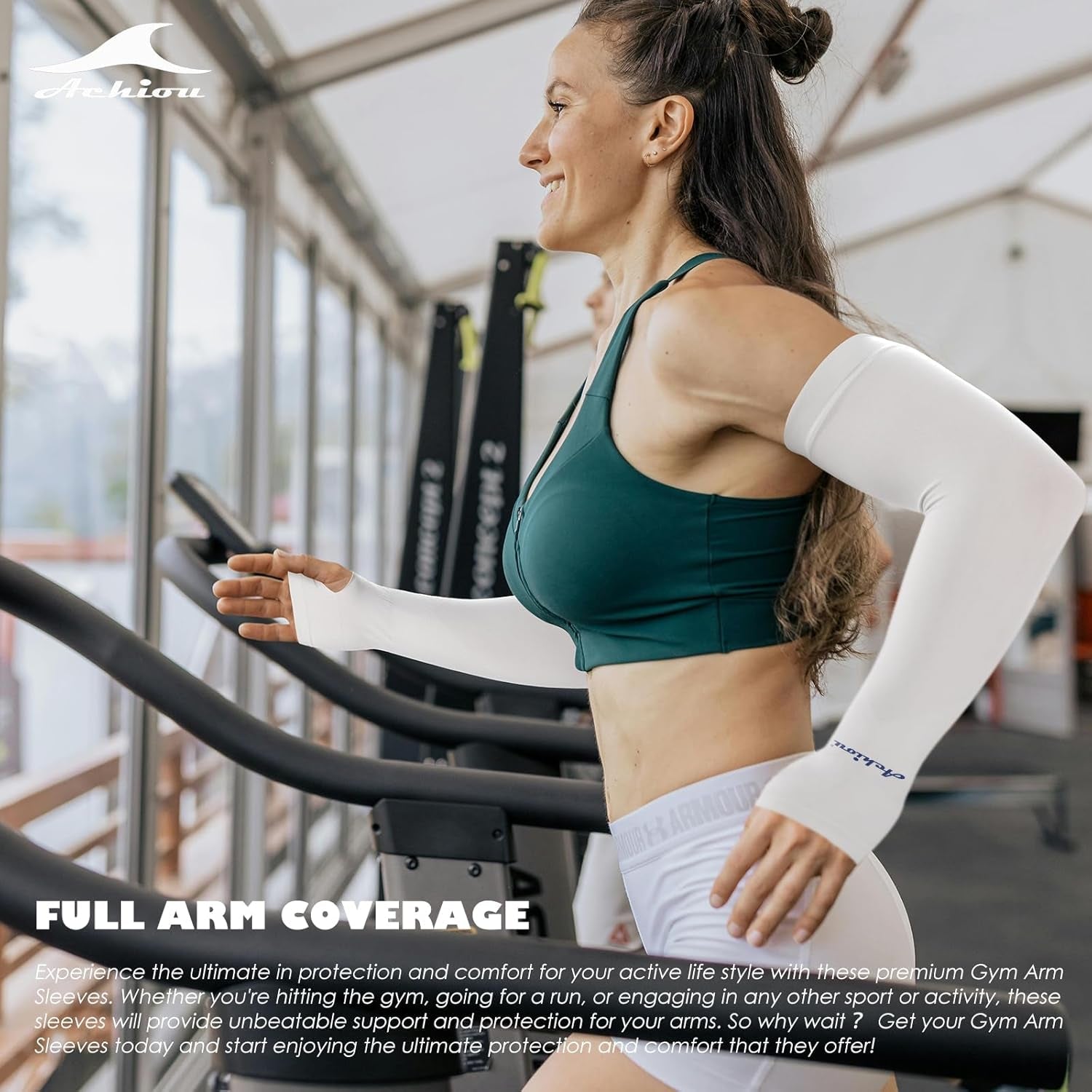 Arm Sun Sleeves Compression UV Protection Cooling Men Women Summer Sunblock | PREMA TIME - Prema Time