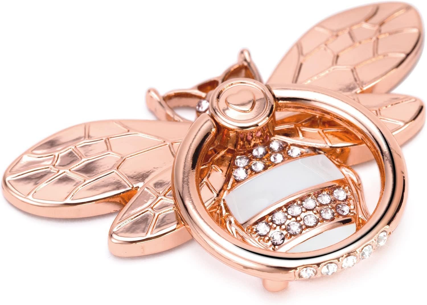 Bee Phone Ring Holder - Crystal Rhinestone Grip Stand for iPhone & Android - PREMA TIME - Prema Time