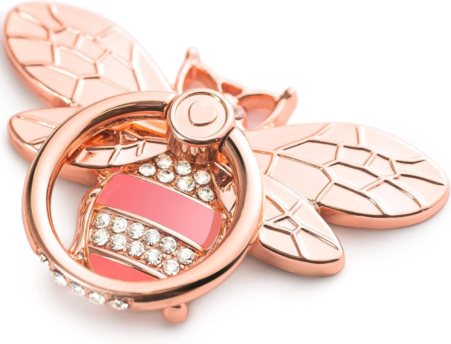 Bee Phone Ring Holder - Crystal Rhinestone Grip Stand for iPhone & Android - PREMA TIME - Prema Time