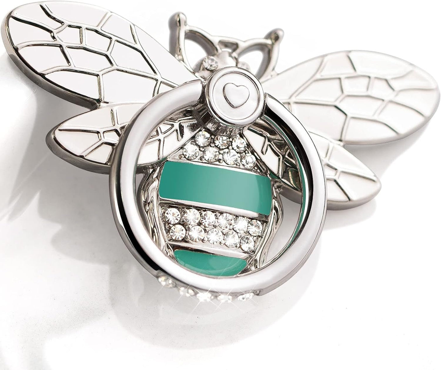 Bee Phone Ring Holder - Crystal Rhinestone Grip Stand for iPhone & Android - PREMA TIME - Prema Time