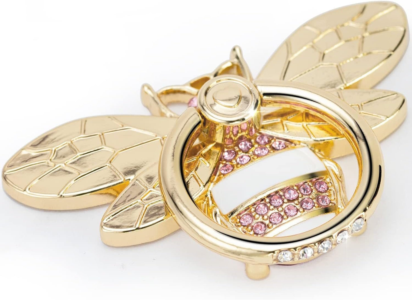 Bee Phone Ring Holder - Crystal Rhinestone Grip Stand for iPhone & Android - PREMA TIME - Prema Time