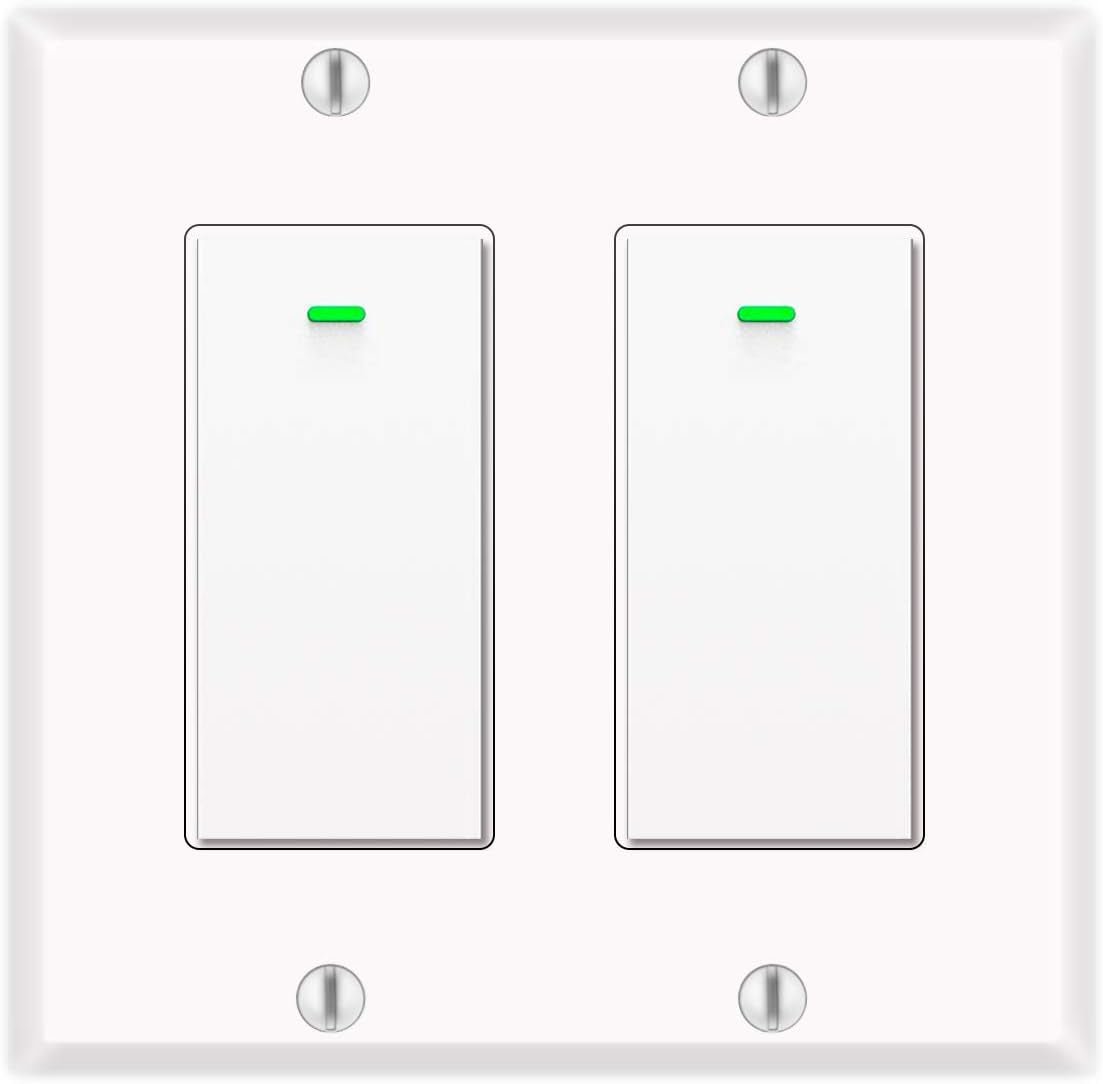 bekca Smart WiFi Light Switch 2-Pack with Alexa Control | Timer Schedule - PREMA TIME - Prema Time