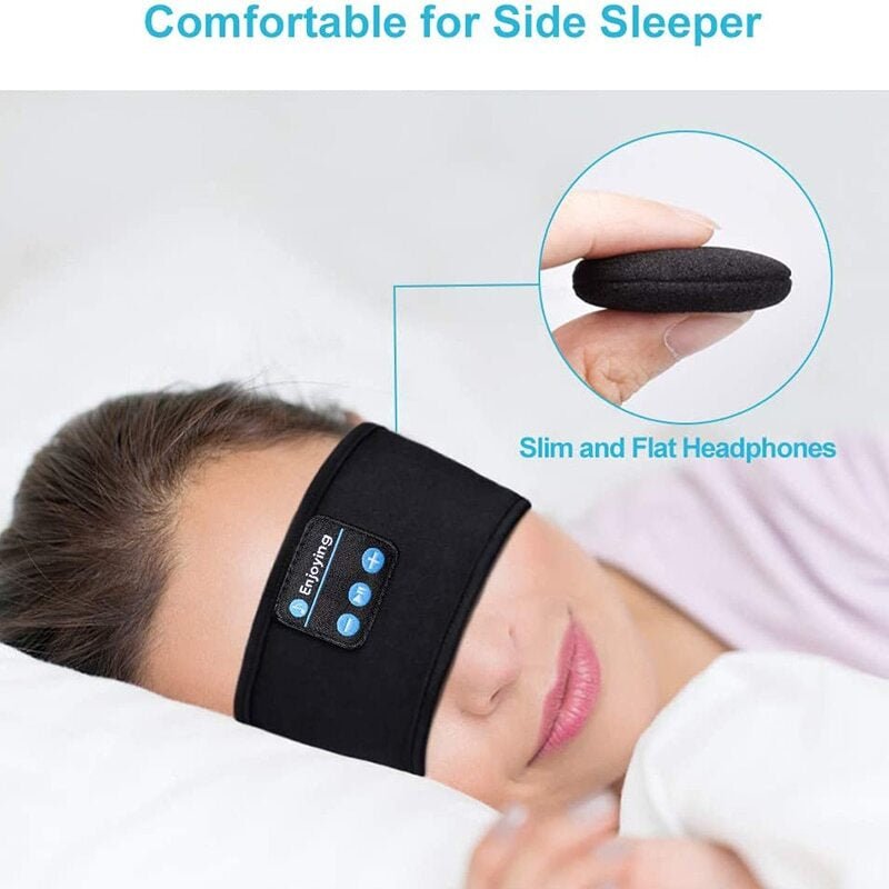 Bluetooth Sleep Headphones Headband Ultra Soft Wireless Music Sleeping Mask - PREMA TIME - Prema Time