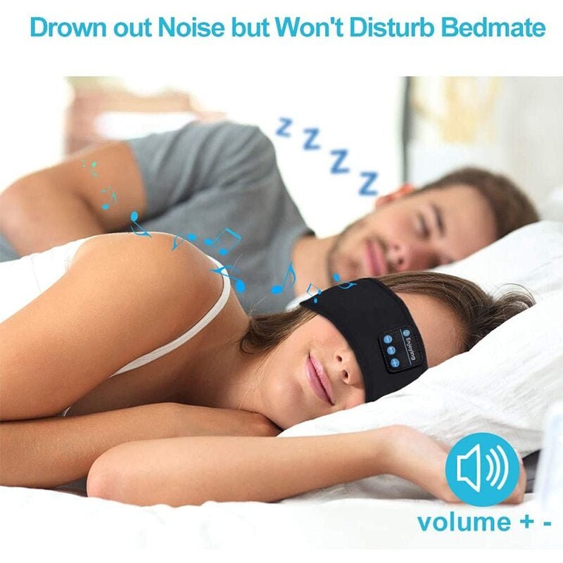 Bluetooth Sleep Headphones Headband Ultra Soft Wireless Music Sleeping Mask - PREMA TIME - Prema Time