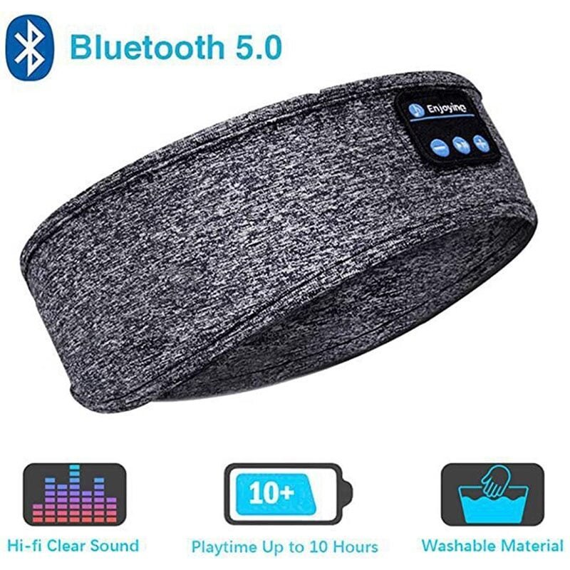 Bluetooth Sleep Headphones Headband Ultra Soft Wireless Music Sleeping Mask - PREMA TIME - Prema Time