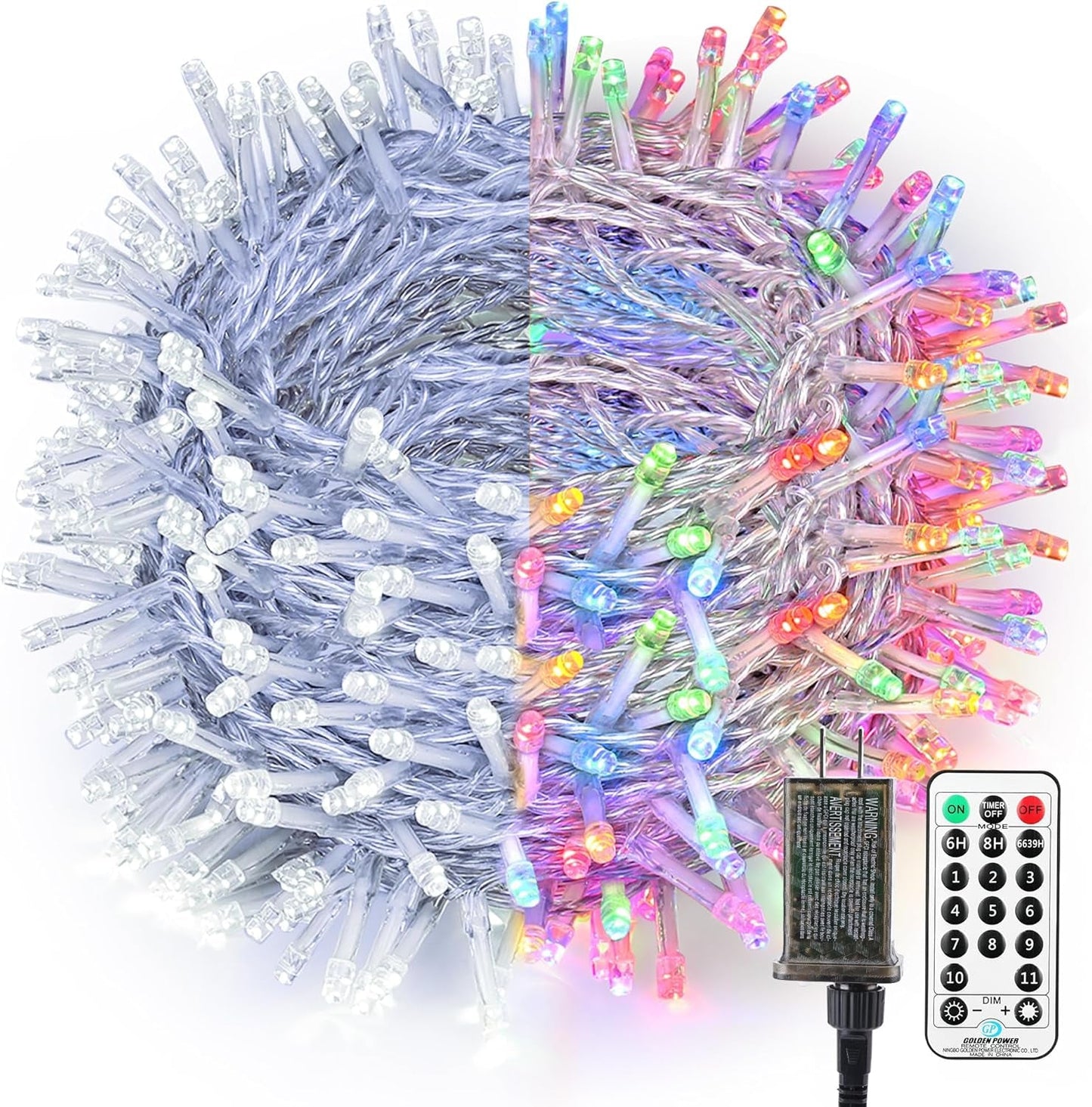 115ft Color Changing LED String Lights - 300 LEDs - Christmas Outdoor Decor - PREMA TIME - Prema Time