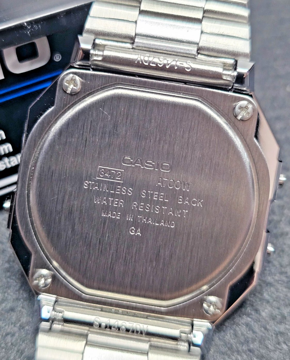 CASIO: A700W - 1ACF - Vintage - Stainless Steel - Multi - Function - WR Wrist Watch - Prema Time
