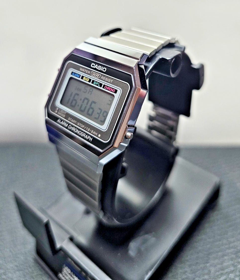 CASIO: A700W - 1ACF - Vintage - Stainless Steel - Multi - Function - WR Wrist Watch - Prema Time