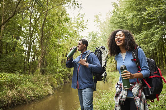 Coleman Autoseal Freeflow Stainless Steel Water Bottle Black 24oz Leak - Proof - PREMA TIME - Prema Time