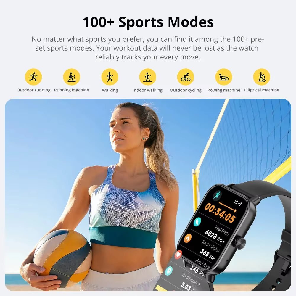 COLMI P81 Voice Calling Smart Watch Ultra 1.9 HD Screen 24H Health Monitor 100+ Sports Modes - PREMA TIME - Prema Time