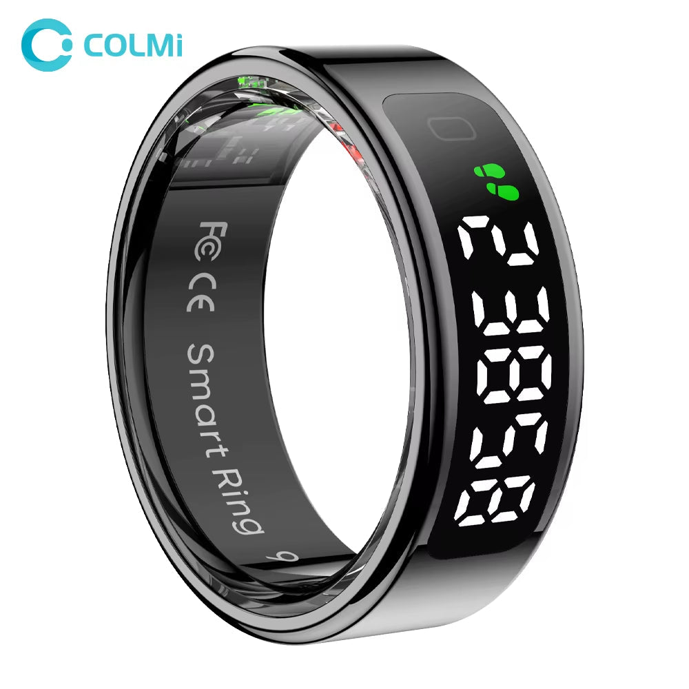 COLMI R12 Smart Ring Display Screen Touch Wireless Charging 5ATM Waterproof - PREMA TIME - Prema Time