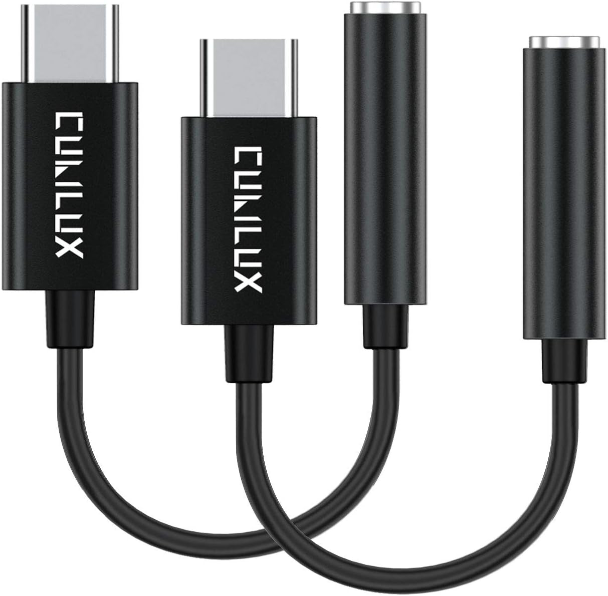 Cubilux 2-Pack USB C Headphone Adapter - iPhone iPad Google Pixel Audio Dongle - PREMA TIME - Prema Time