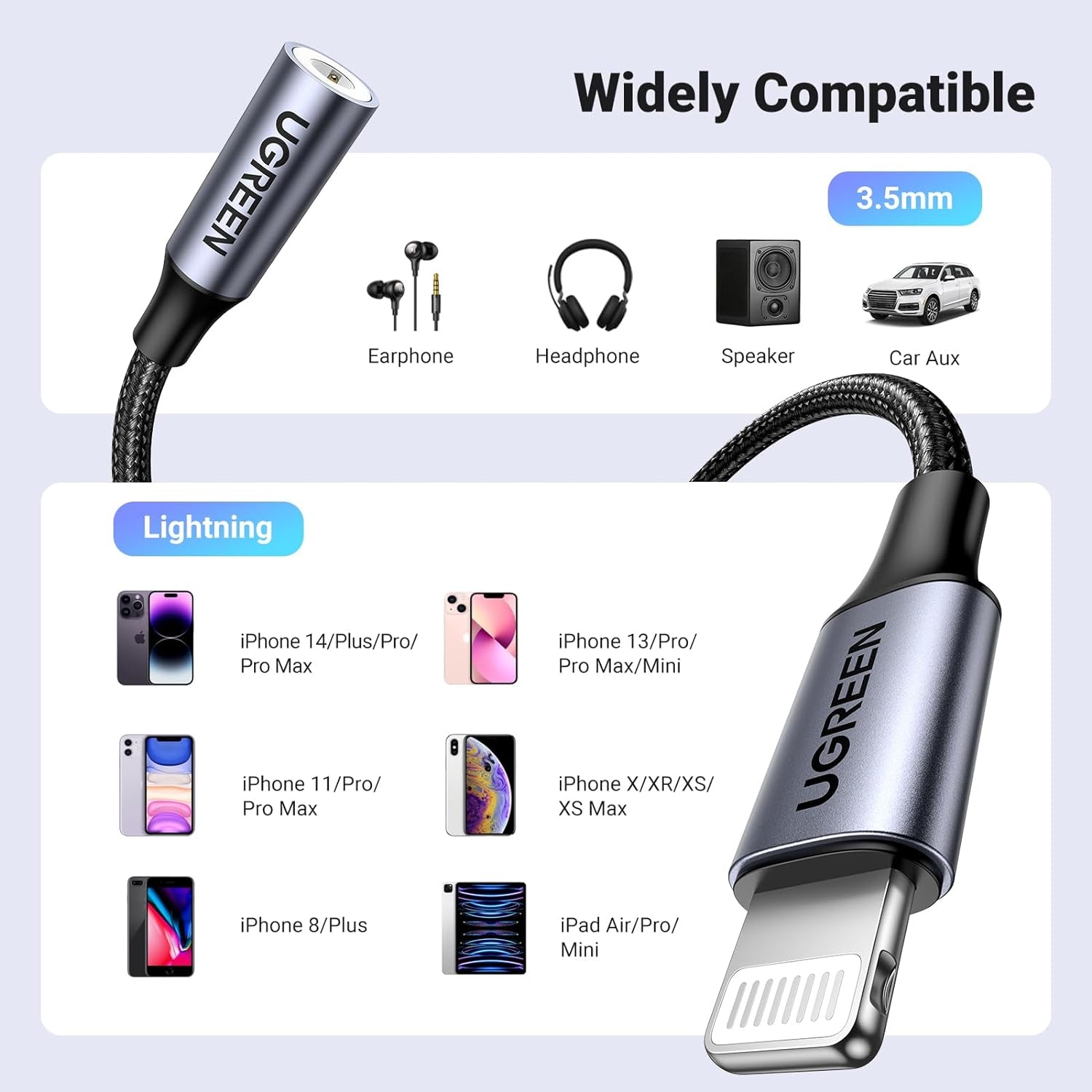 Cubilux USB-C to 3.5mm Headphone Adapter 2-Pack - iPhone 15/16 iPad Pro Audio Dongle - PREMA TIME - Prema Time