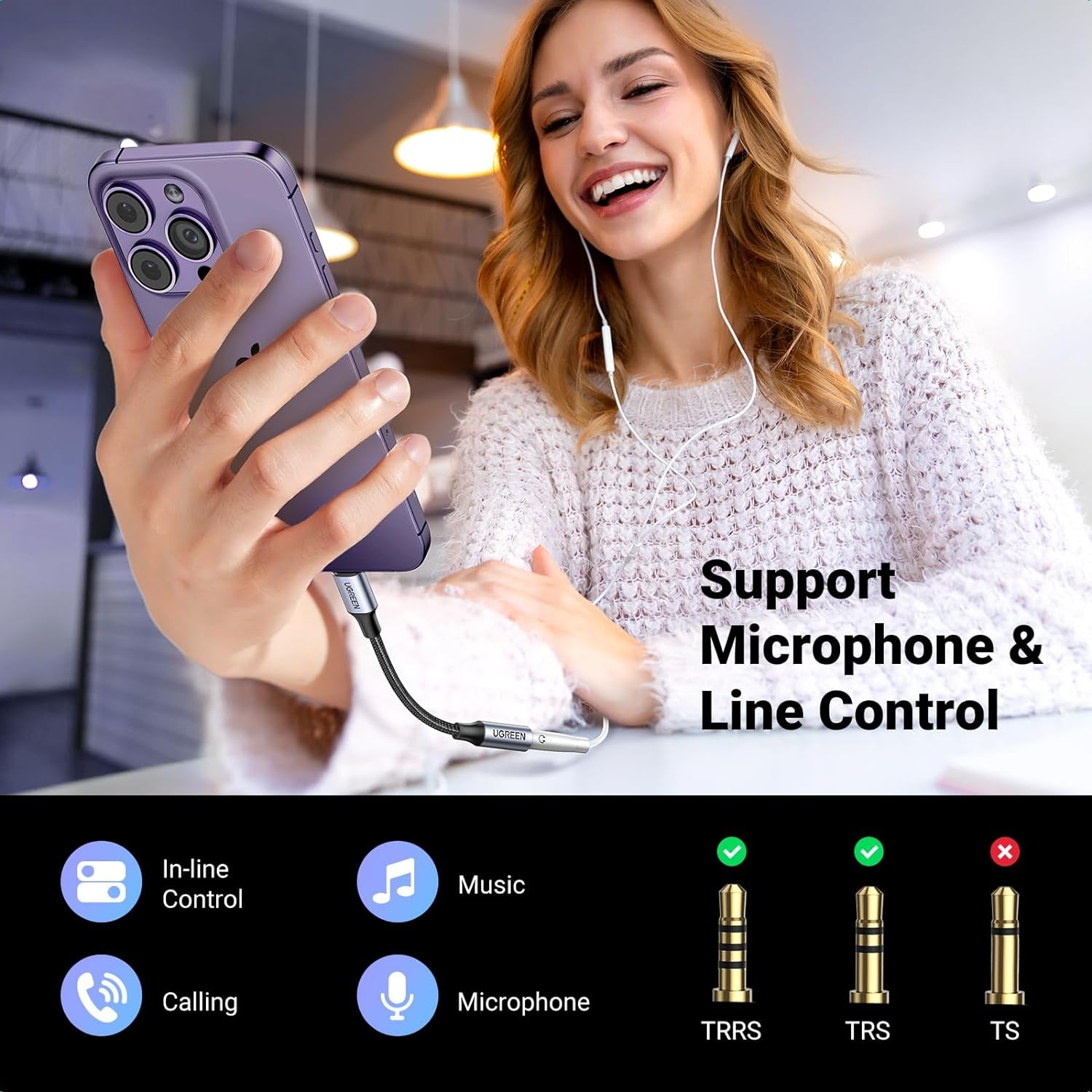 Cubilux USB-C to 3.5mm Headphone Adapter 2-Pack - iPhone 15/16 iPad Pro Audio Dongle - PREMA TIME - Prema Time