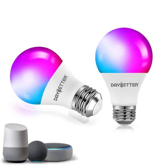 DAYBETTER Smart Light Bulbs WiFi Color Changing LED 9W 60W Equivalent A19 E26 2.4GHz 6 - Pack - PREMA TIME - Prema Time