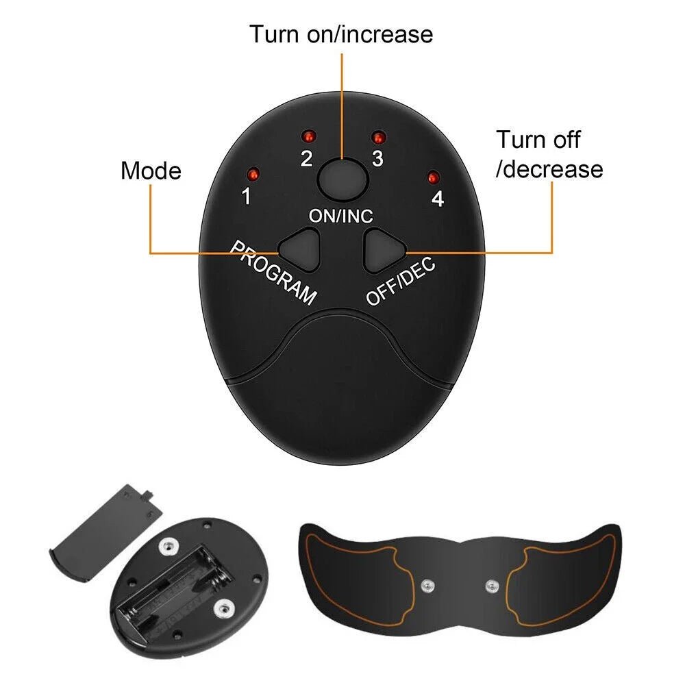 DFITO Abs Stimulator Rechargeable Electric Muscle Toner 6 Modes Workout - PREMA TIME - Prema Time