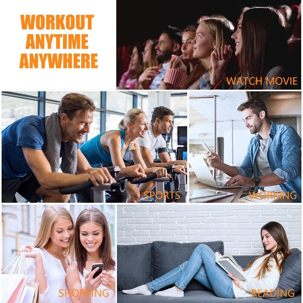 DFITO Abs Stimulator Rechargeable Electric Muscle Toner 6 Modes Workout - PREMA TIME - Prema Time