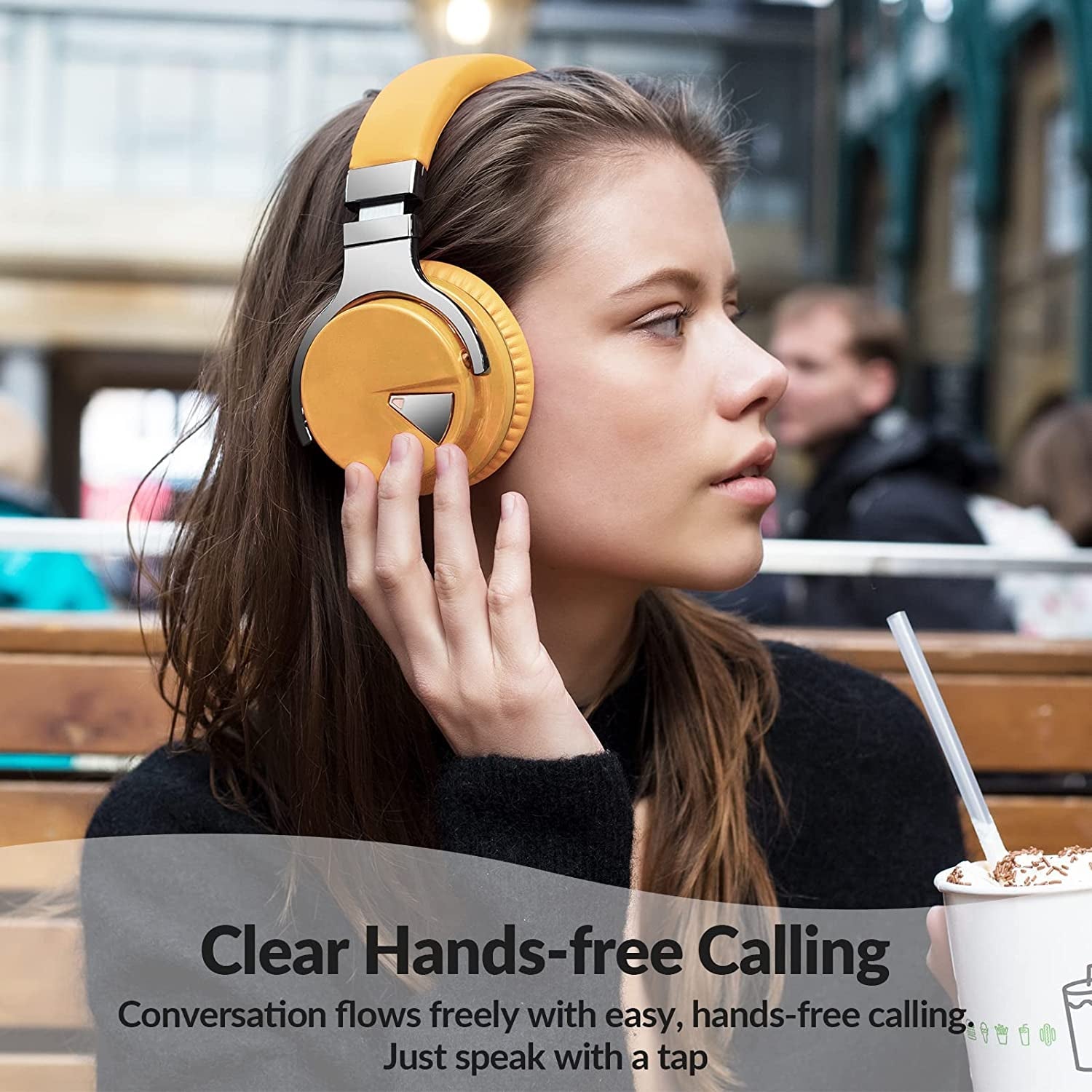 E7 Active Noise Cancelling Headphones Bluetooth Wireless HD Sound Deep Bass - PREMA TIME - Prema Time