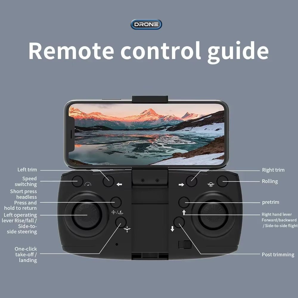 E88 Pro RC Drone 4K - Dual HD Camera Quadcopter with WiFi & Height Hold Technology - Prema Time