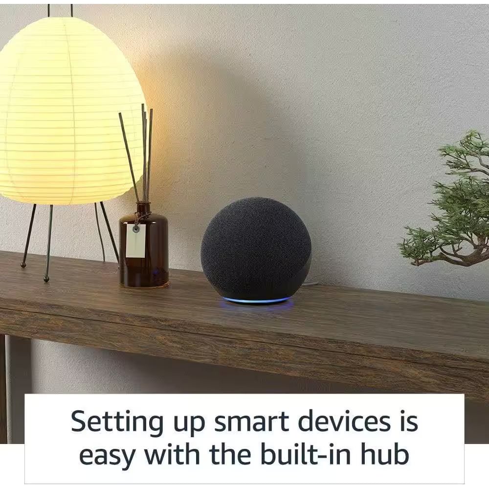 Echo Dot 5th Gen Smart Speaker Voice Control Alexa Charcoal - PREMA TIME - Prema Time