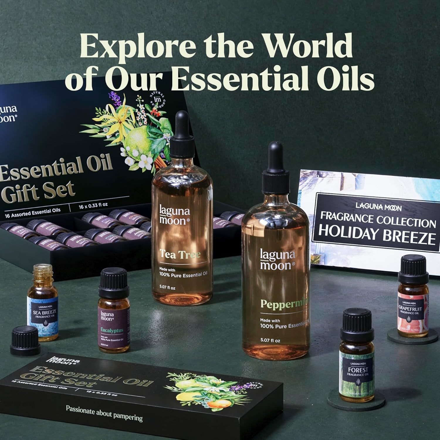 Essential Oils Set Top 20 Aromatherapy Gift Set for Diffusers & Humidifiers - PREMA TIME - Prema Time
