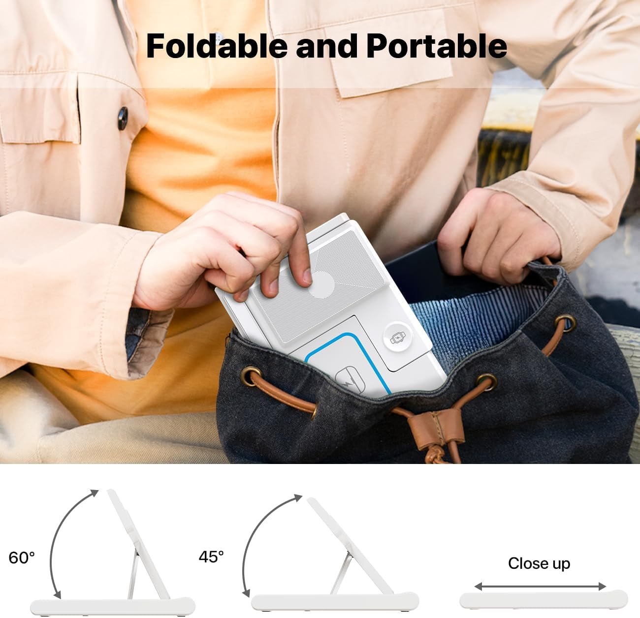 3-in-1 Foldable Fast Qi Wireless Charger - PREMA TIME - Prema Time