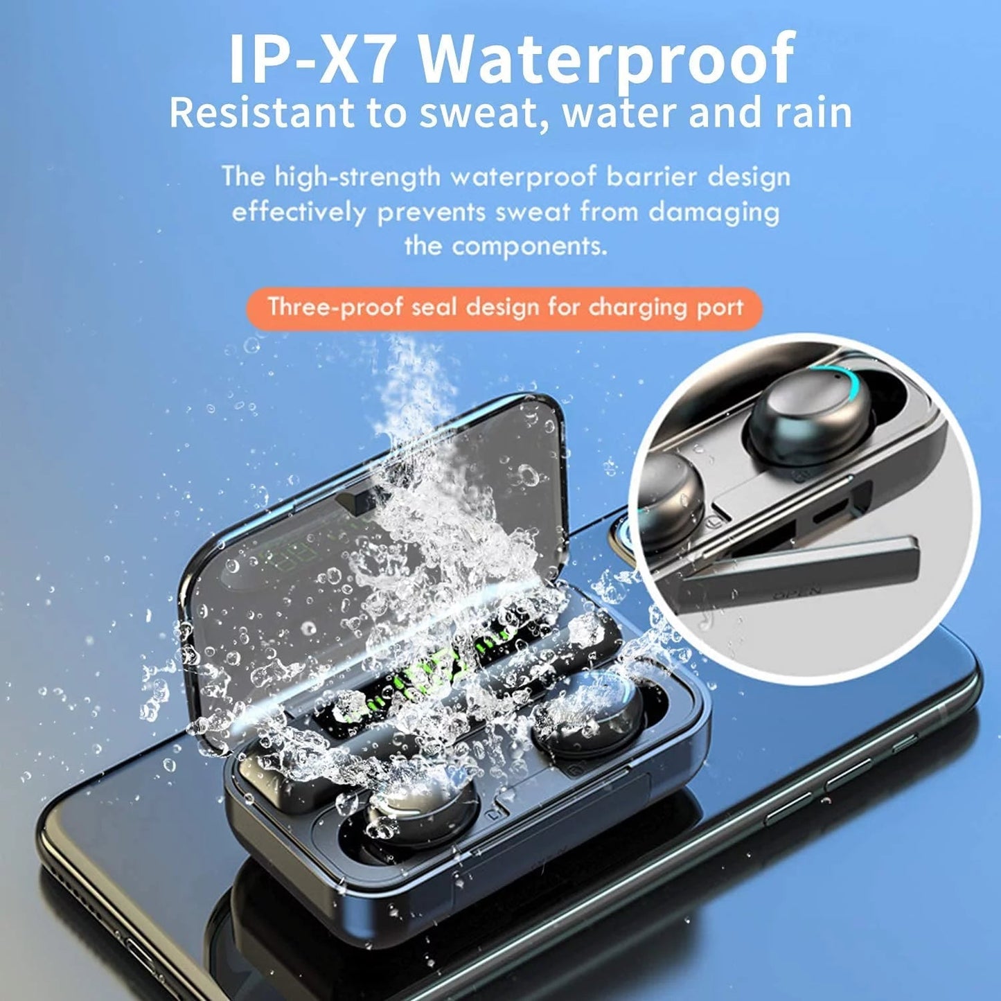 GoldSong F9 Wireless Earbuds w/ Power Bank Case & Bluetooth 5.0 - PREMA TIME - Prema Time