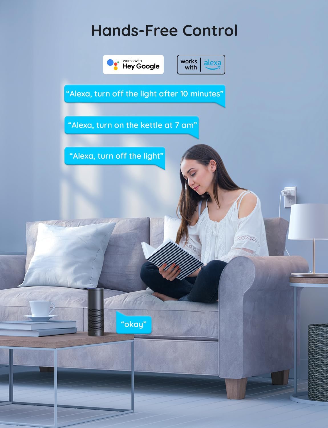 Govee 4-Pack Smart Plug - WiFi Bluetooth Outlets, Alexa/Google Compatible - Prema Time