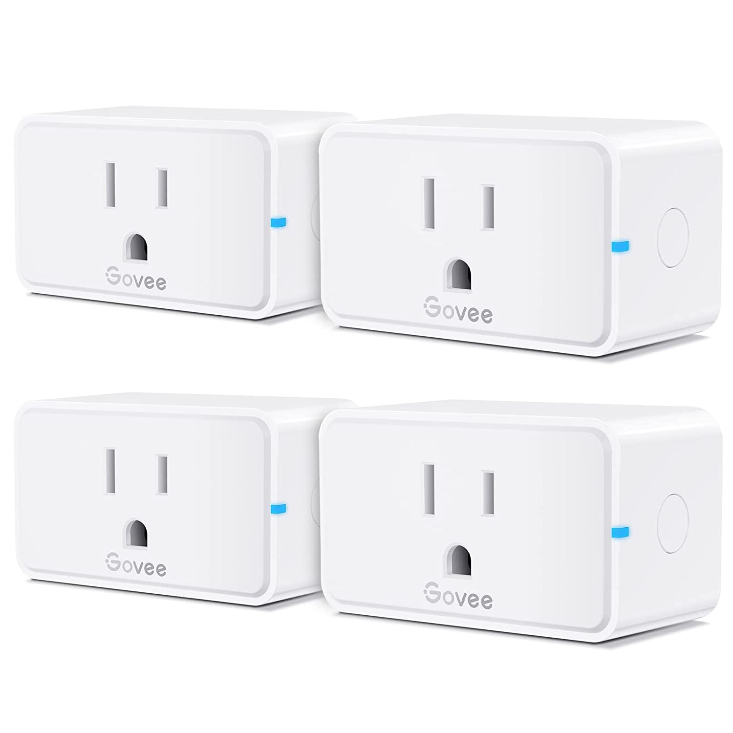 Govee 4-Pack Smart Plug - WiFi Bluetooth Outlets, Alexa/Google Compatible - Prema Time