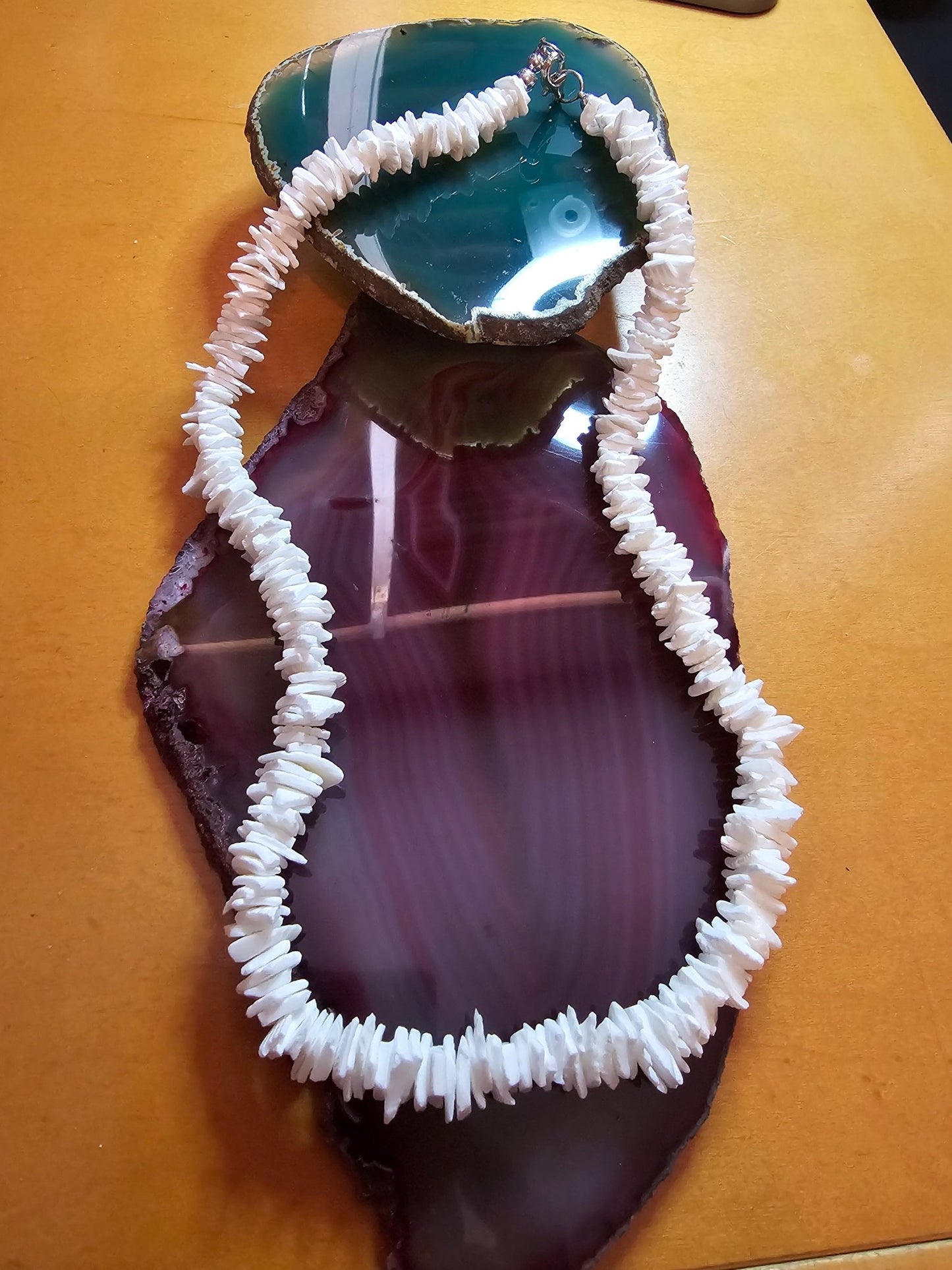 Hawaiian Puka Shell Necklace - Authentic White Shell Choker Multiple Sizes - PREMA TIME - Prema Time