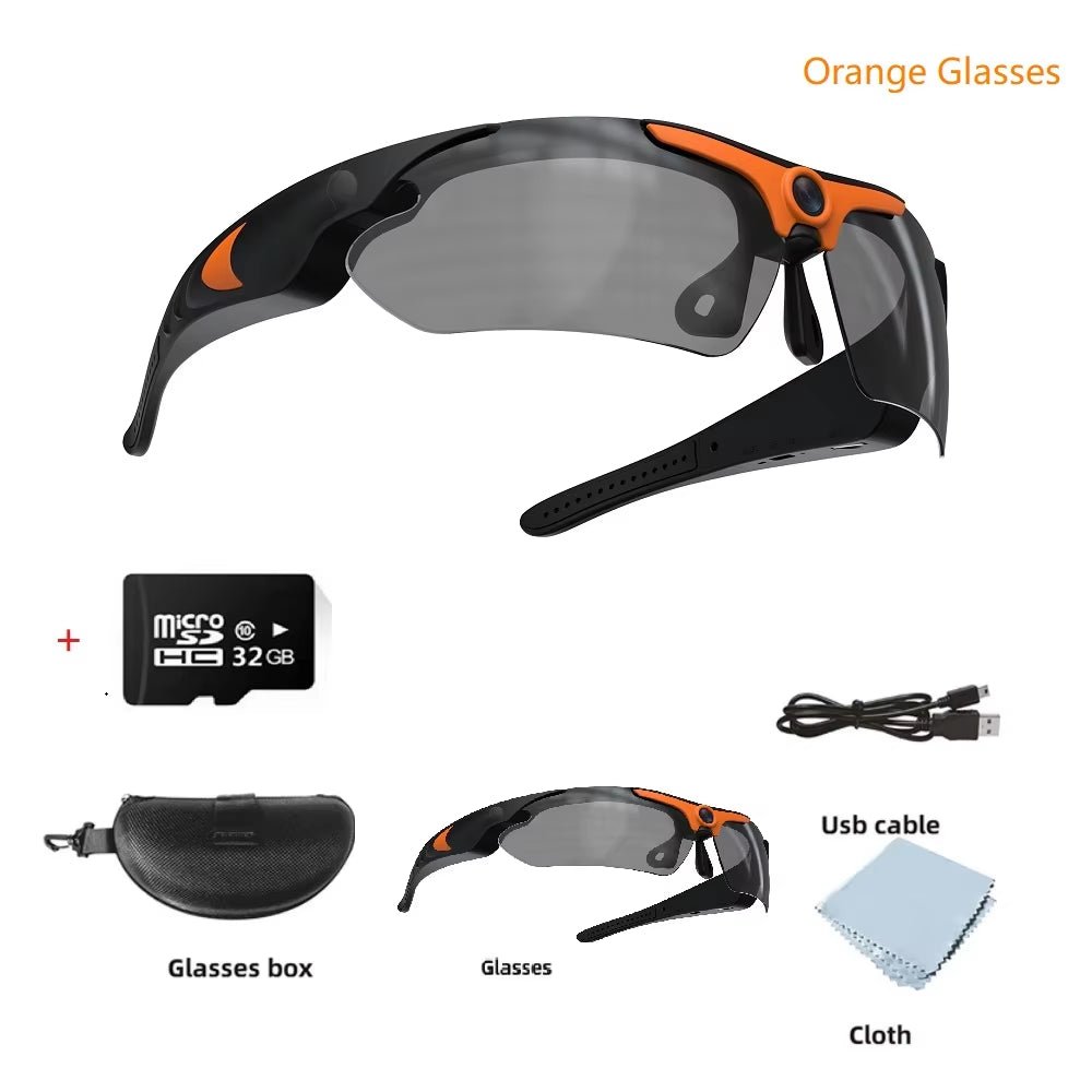 HD 1080P Glasses Camera - Polarized Sunglasses with Hidden Video Recording Sports Security - PREMA TIME - Prema Time