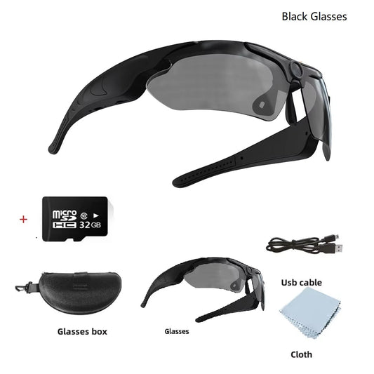 HD 1080P Glasses Camera - Polarized Sunglasses with Hidden Video Recording Sports Security - PREMA TIME - Prema Time