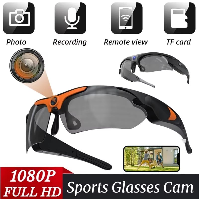 HD 1080P Glasses Camera - Polarized Sunglasses with Hidden Video Recording Sports Security - PREMA TIME - Prema Time