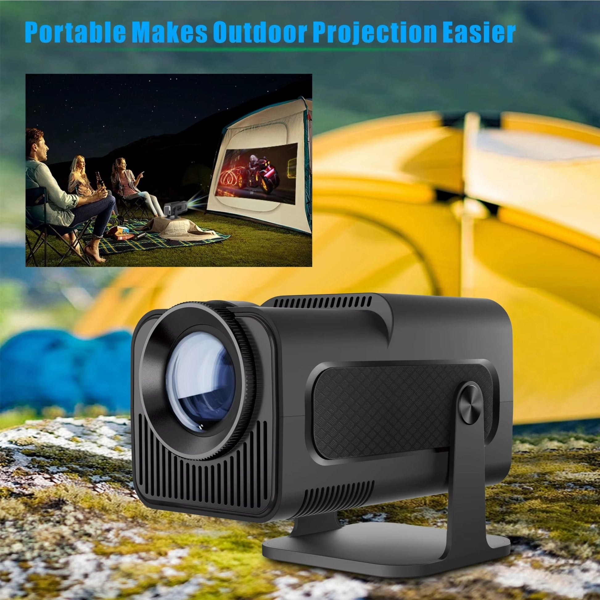 Pocket-sized Android 11 4K Projector - Portable Outdoor Home Theater - PREMA TIME - Prema Time