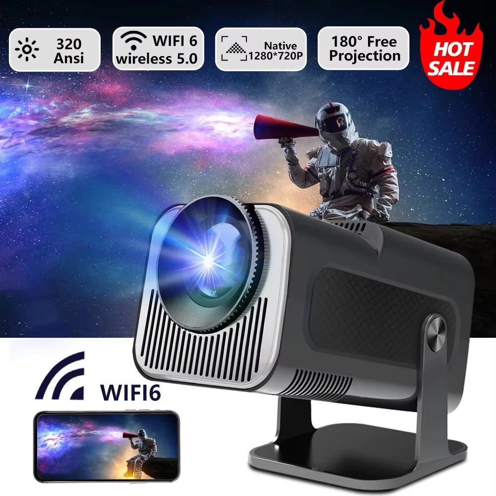 Pocket-sized Android 11 4K Projector - Portable Outdoor Home Theater - PREMA TIME - Prema Time
