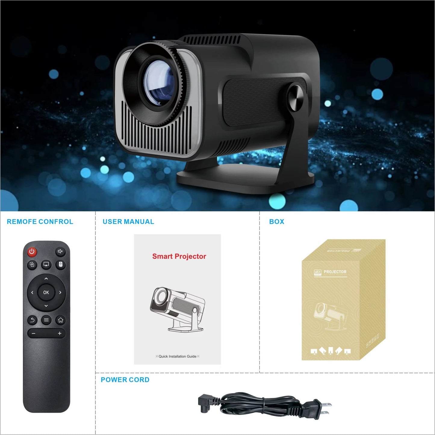 Pocket-sized Android 11 4K Projector - Portable Outdoor Home Theater - PREMA TIME - Prema Time