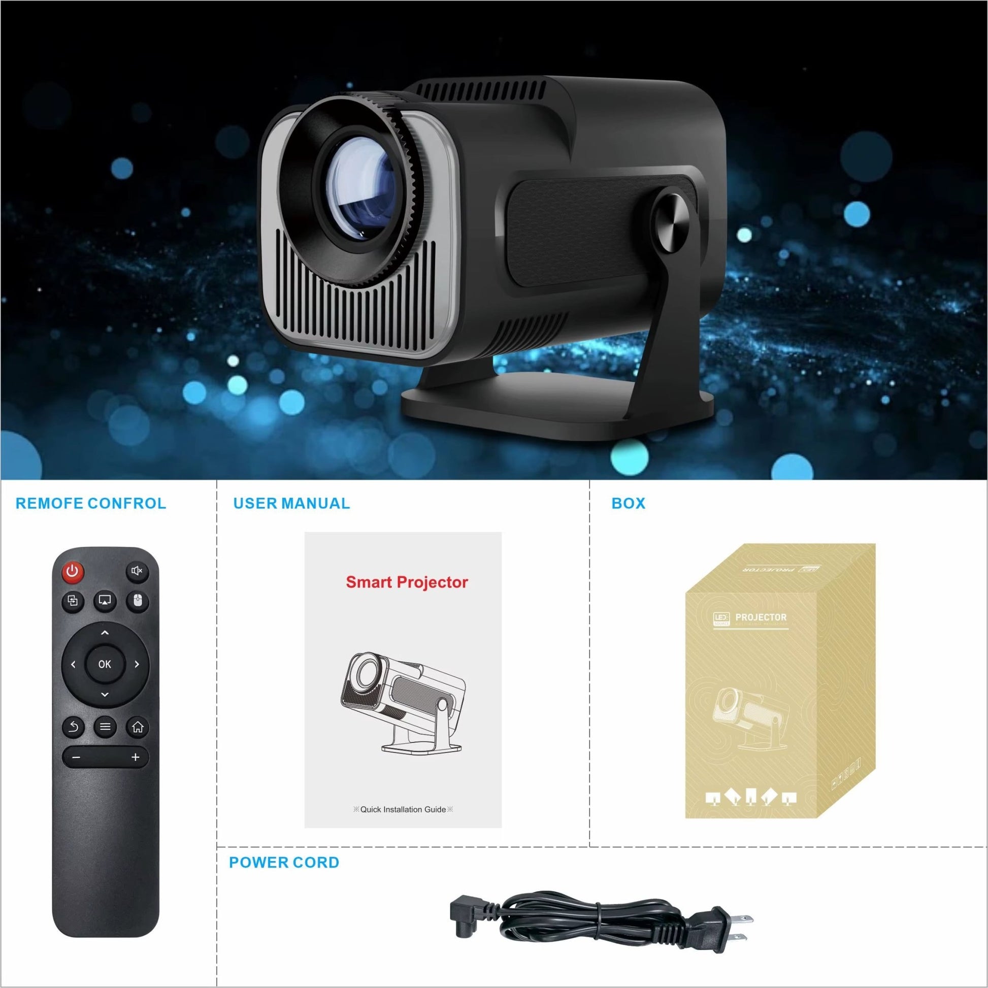 Pocket-sized Android 11 4K Projector - Portable Outdoor Home Theater - PREMA TIME - Prema Time