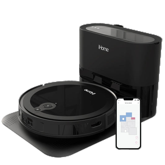 iHome AutoVac Luna Pro 3-in-1 Robot Vacuum w/ Smart Mapping & LIDAR - Prema Time