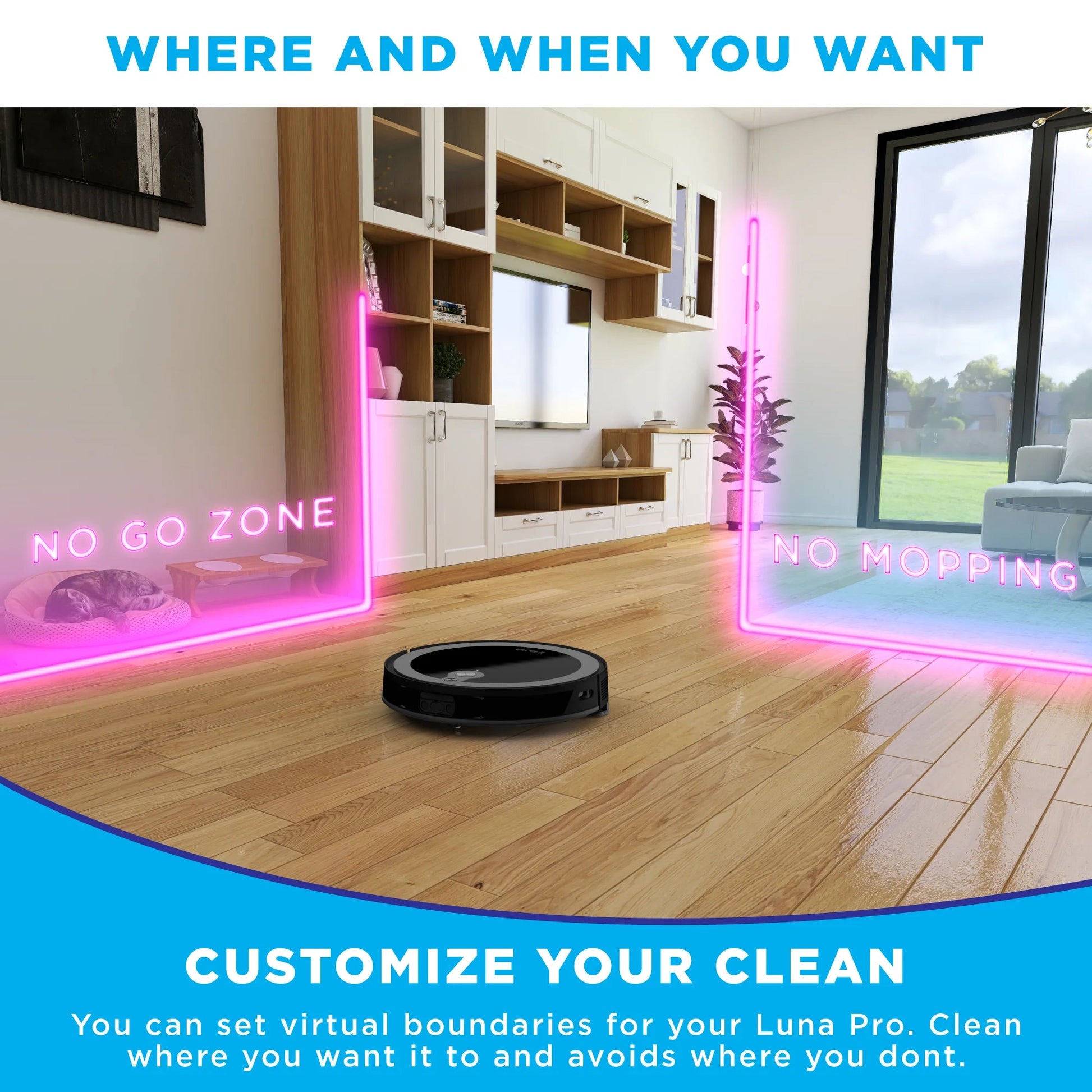 iHome AutoVac Luna Pro 3-in-1 Robot Vacuum w/ Smart Mapping & LIDAR - Prema Time