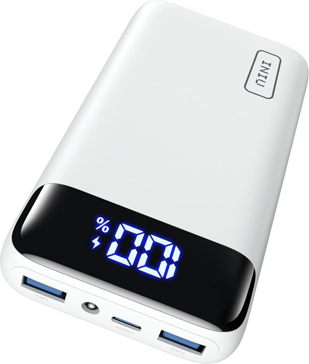 INIU 20000mAh Fast Charging Power Bank with LED Display - PREMA TIME - Prema Time